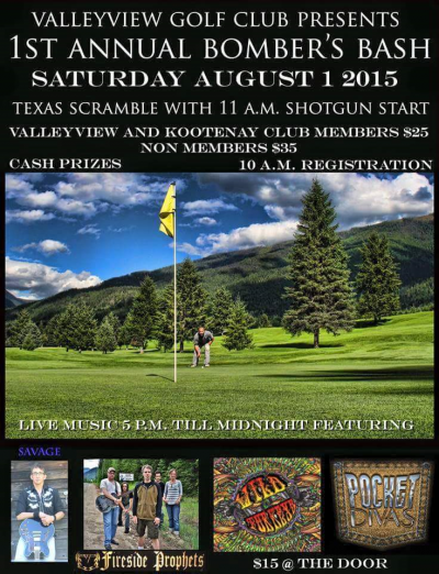Golf and Music, August 1 at Valley View Golf Course @ Valley View Golf Course | Winlaw | British Columbia | Canada
